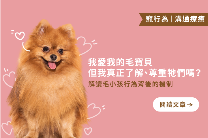 我愛我的毛寶貝｜但你有真正了解、尊重牠們嗎？