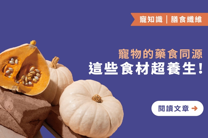 寵物的藥食同源｜ 這５種食材超養生 !
