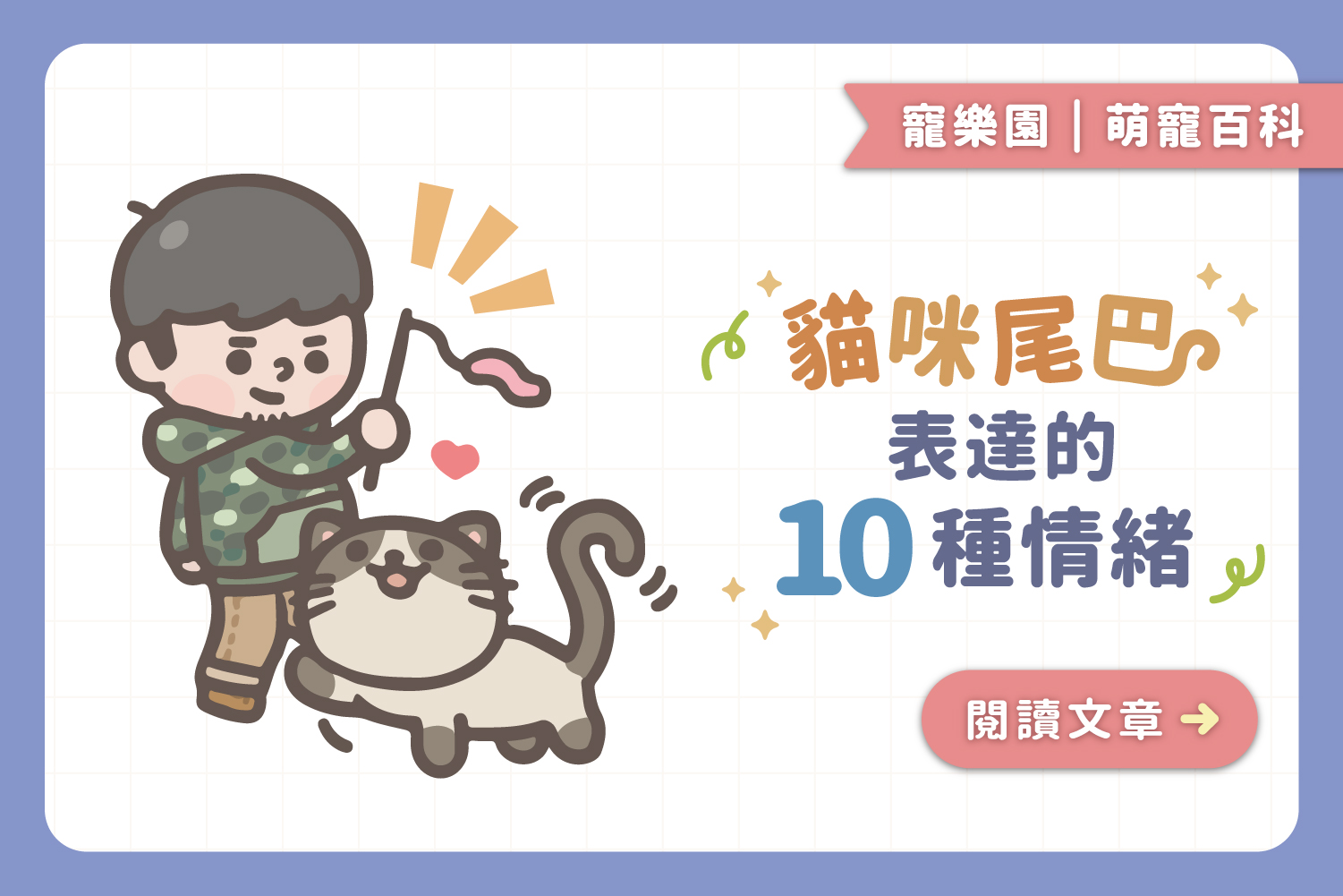 秒懂貓貓小心思｜貓咪尾巴表達的10種情緒﻿